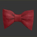 Bow tie decorations bow tie green bow tie jewelry female supplies realistic 3d model