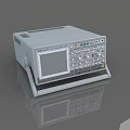 Digital Industrial Measurement Equipment With Display Screen Control Panel Knobs And Buttons 3d model