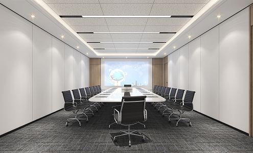 Modern Meeting Room Street Meeting Room 3d model