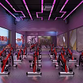 Fitness Gym With Modern Interior Workout Equipment And Do It Motivation Slogan