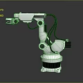 Modern Mechanical Arm Robot Arm Robot Head 3d model