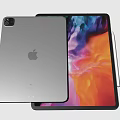 Apple iPad Pro With Vibrant Display And Apple Pencil Accessory 3d model