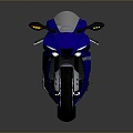 Motorcycle Two-wheeled Motorcycle Cross-country Motorcycle Road Race Motorcycle Motor Vehicle Transport 3d model