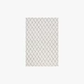 Modern Square Rug With Diamond Pattern Geometric Design In Neutral Tones 3d model