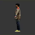Stylish Casual Daily Life Essentials Including Jacket Jeans And Green Sneakers