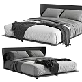Double bed 3d model