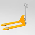 Yellow Manual Hydraulic Pallet Truck For Industrial Material Handling Equipment