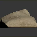 Beige Fabric Storage Bag For Daily Household Use And Organization