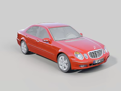 Car sports car Mercedes-Benz car 3d model