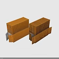 Large Heavy Duty Stacked Industrial Shipping Containers For Storage And Transport