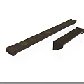 Heavy Duty Long Rectangular Metal Tracks For Industrial Mechanical Equipment