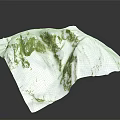 Wooden Stone Decorative Slab Featuring Green And White Natural Textures For Interior Design