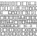 Geometric Pattern With Various Sizes Rectangles Creating Abstract Decorative Background Design