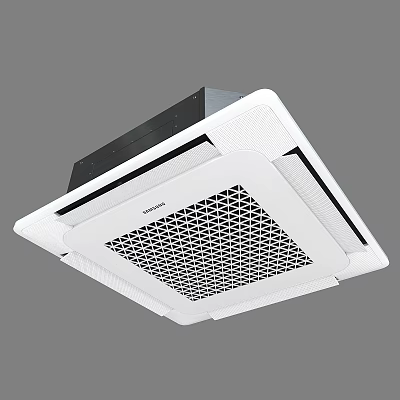 Samsung Ceiling Mounted Square Air Conditioner With Grid Panel As Daily Electrical Appliance 3d model