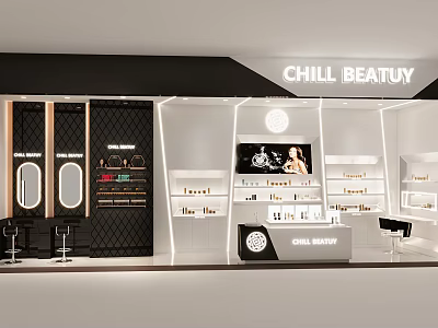 Modern Cosmetics Store 3d model