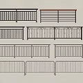 Various Modern Fence Styles With Metal Railings Horizontal Bars And Decorative Panels