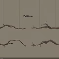 Polfarm Hanging Natural Wooden Branch Shaped Decorative Wall Decor Pieces