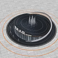 Waterscape Falling Water Community Waterscape Square Waterscape Demonstration Area Waterscape Yongquan Mirror Water Mirror Waterscape 3d model