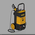 DEWALT Industrial Pressure Washer With Yellow Black Design Wheeled Base And Long Hose