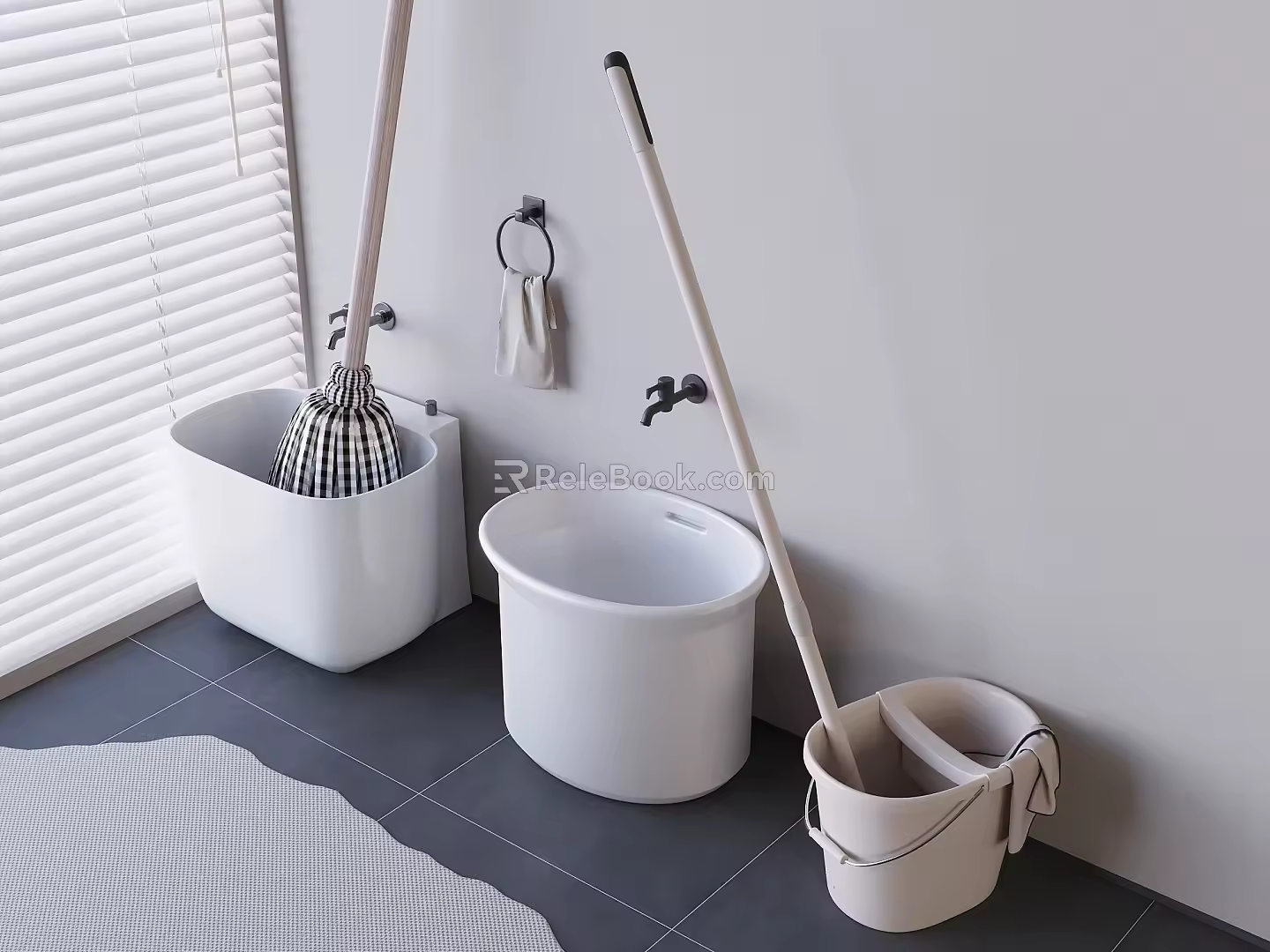 Mop pool 3d model