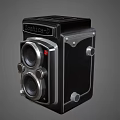 Jessica D Twin Lens Camera A Retro Household Appliance With Black Silver Finish