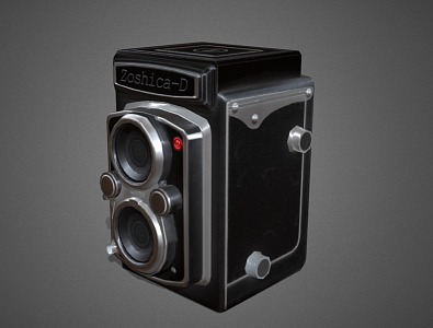 old camera old camera 3d model