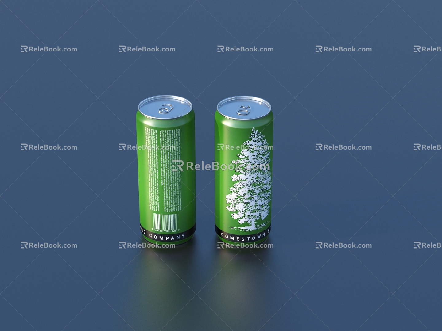 Cans Drink Beer 3d model