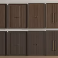 Stylish Dark Brown Wooden Double Doors In Various Interior Design Styles