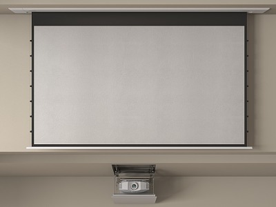 Modern projection curtain projector model