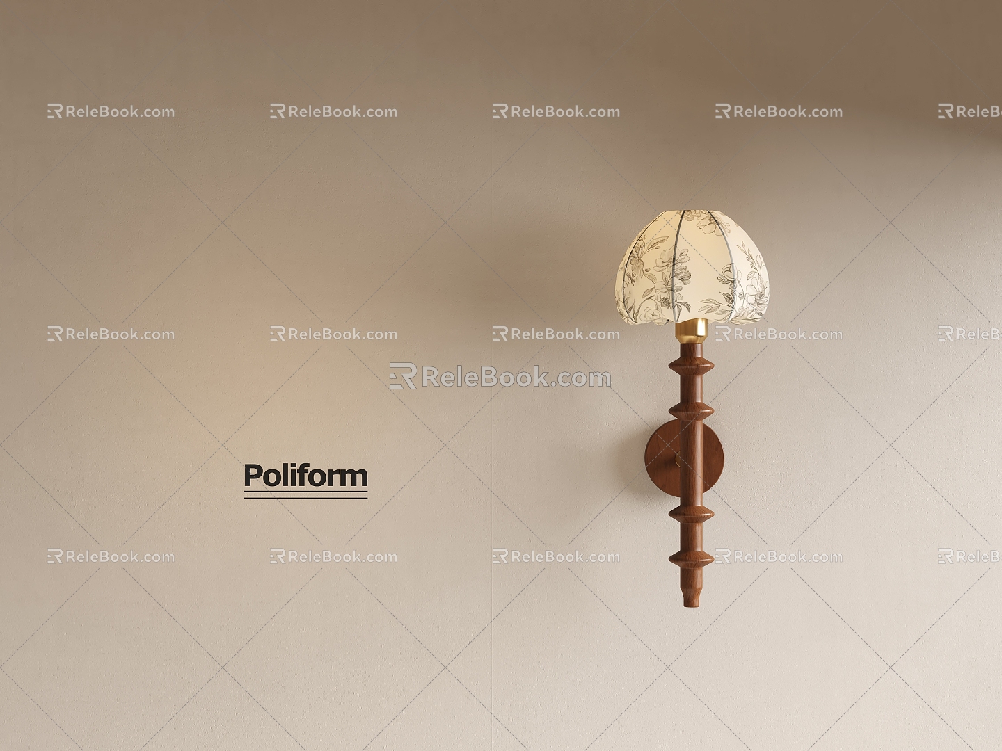 medieval wall lamp retro wall lamp 3d model