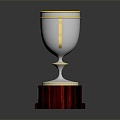 Modern Trophy World Cup Soccer Trophy Champions Trophy Gold Cup 3d model