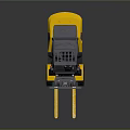 HOMESTAR 30 Forklift With Yellow Black Cab And Front Forks