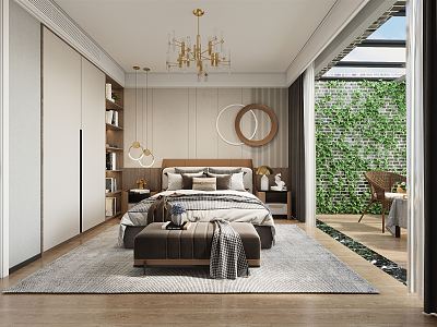 Modern Bedroom 3d model