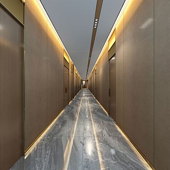 The Modern Corridor 3d model