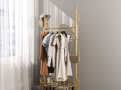 Light Luxury Hanger Simple Coat Rack model