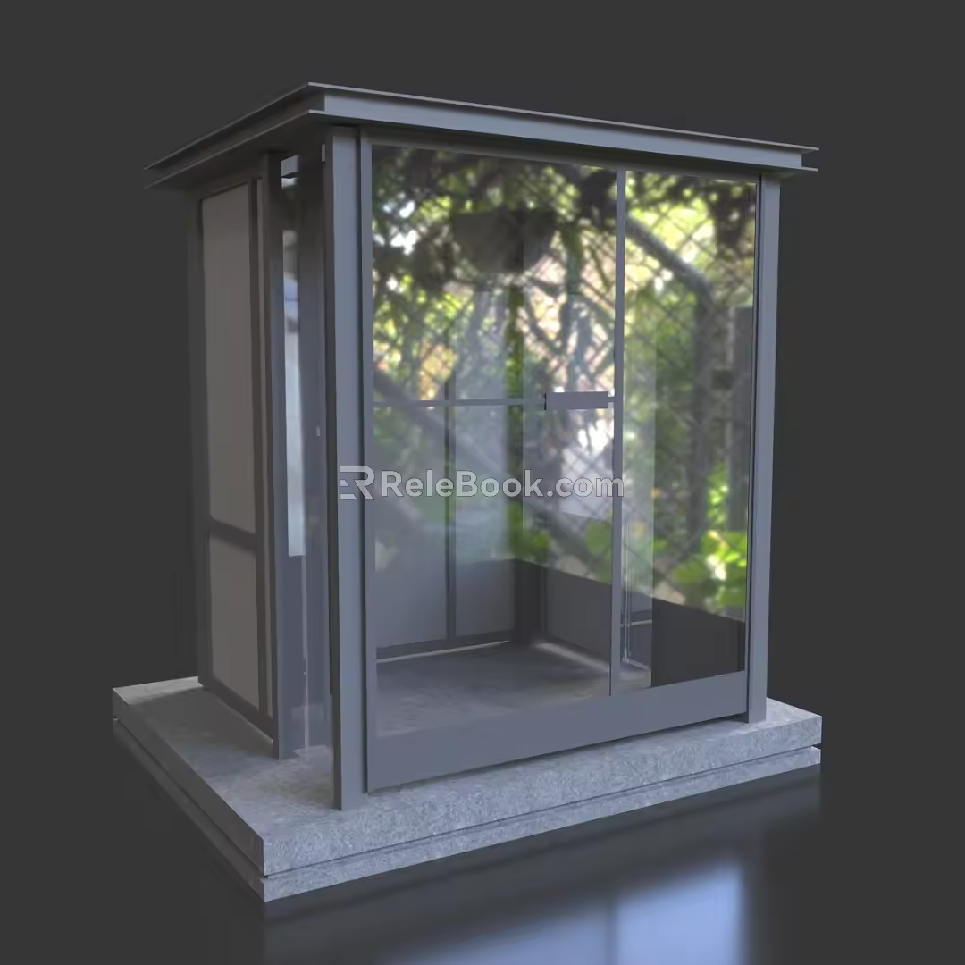 GATE, Tollbooth GATE 3d model