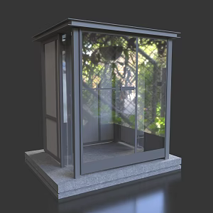GATE, Tollbooth GATE 3d model