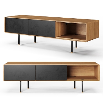 Nordic TV cabinet 3d model