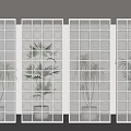 Modern Decorative Glass Partition With Different Patterns For Interior Space Separation