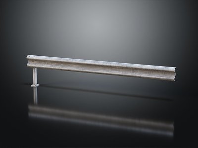 Modern guardrail fence model