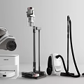Variety of Home Cleaning Equipment Including Upright Stick And Canister Vacuums