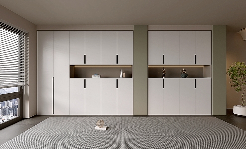 Minimale Style Cabinet Wine Cabinet Whole Cabinet Sideboard Cabinet Balcony Cabinet Locker Entrance Cabinet 3d model