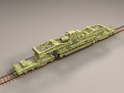 Modern Toy Trainway Weapons 3d model