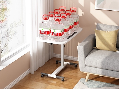 Sofa Side Shelf Weighing Water Bottle model