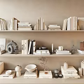 Modern Books Book Combinations Books and Magazines Ornaments Bookcase Ornaments 3d model