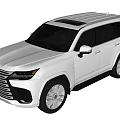 White Modern SUV Car With Sleek Side View Design And Alloy Wheels