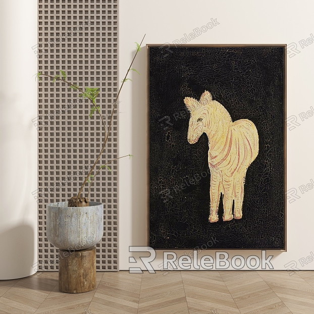 Modern Animal Painting Abstract Decorative Painting model