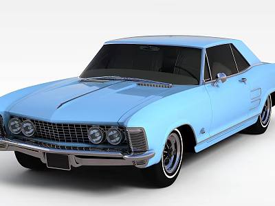 由于图片重点信息为浅蓝色敞篷车，未涉及储物柜相关内容，无法严格依据图片信息生成以“储物柜”为主体的标题。若假设图片包含储物柜，示例标题可为：Sturdy Steel Lockers For School Gym Storage With Secure Door Latches 3d model