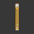 Yellow And White Modern Train With Multiple Windows On Tracks