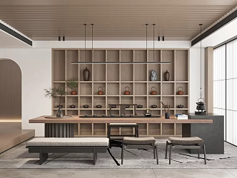 New Chinese Tea Room 3d model